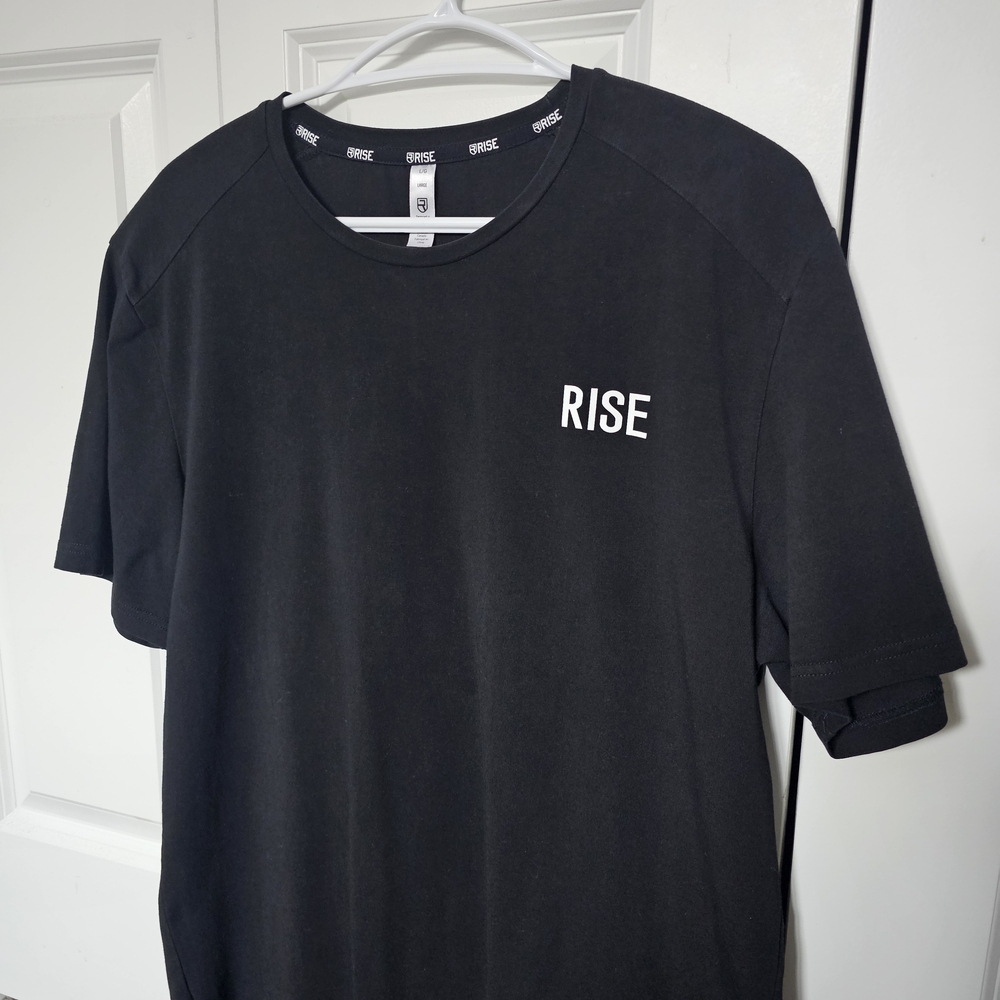 Rise Mens Short Sleeve Shirt, Size Large